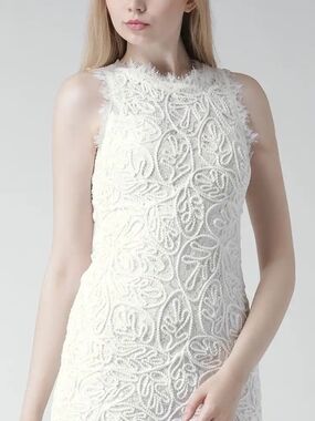 Forever 21 White Lace Sheath Dress